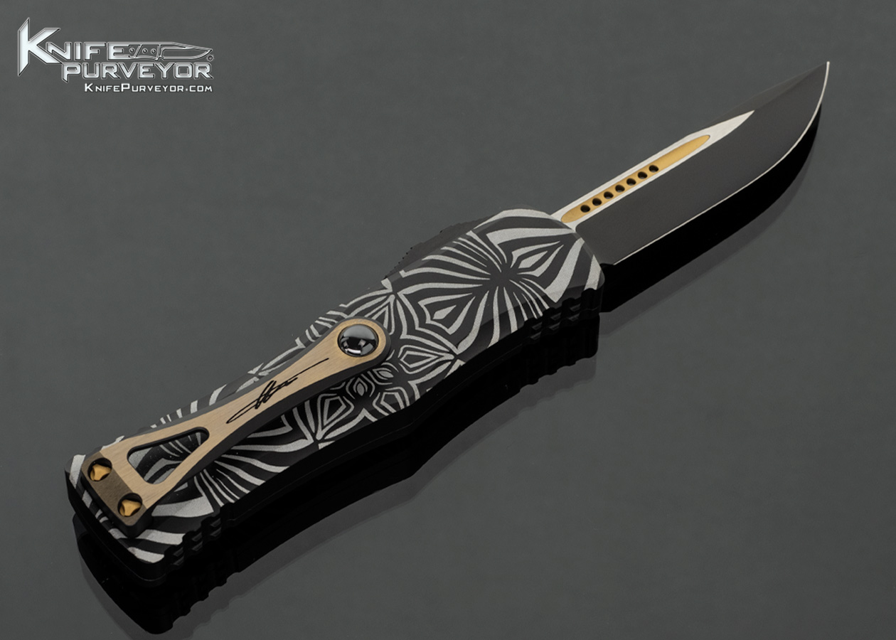 Microtech Custom Knife Hera S/E "Source" Artwork Pattern OTF Anthony Marfione & Scarlett Cussell Collab #414 - Image 3