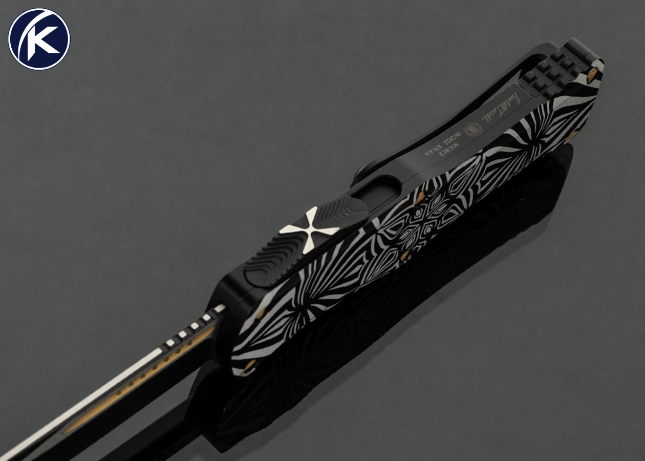 Microtech Custom Knife Hera S/E "Source" Artwork Pattern OTF Anthony Marfione & Scarlett Cussell Collab #414 - Image 4