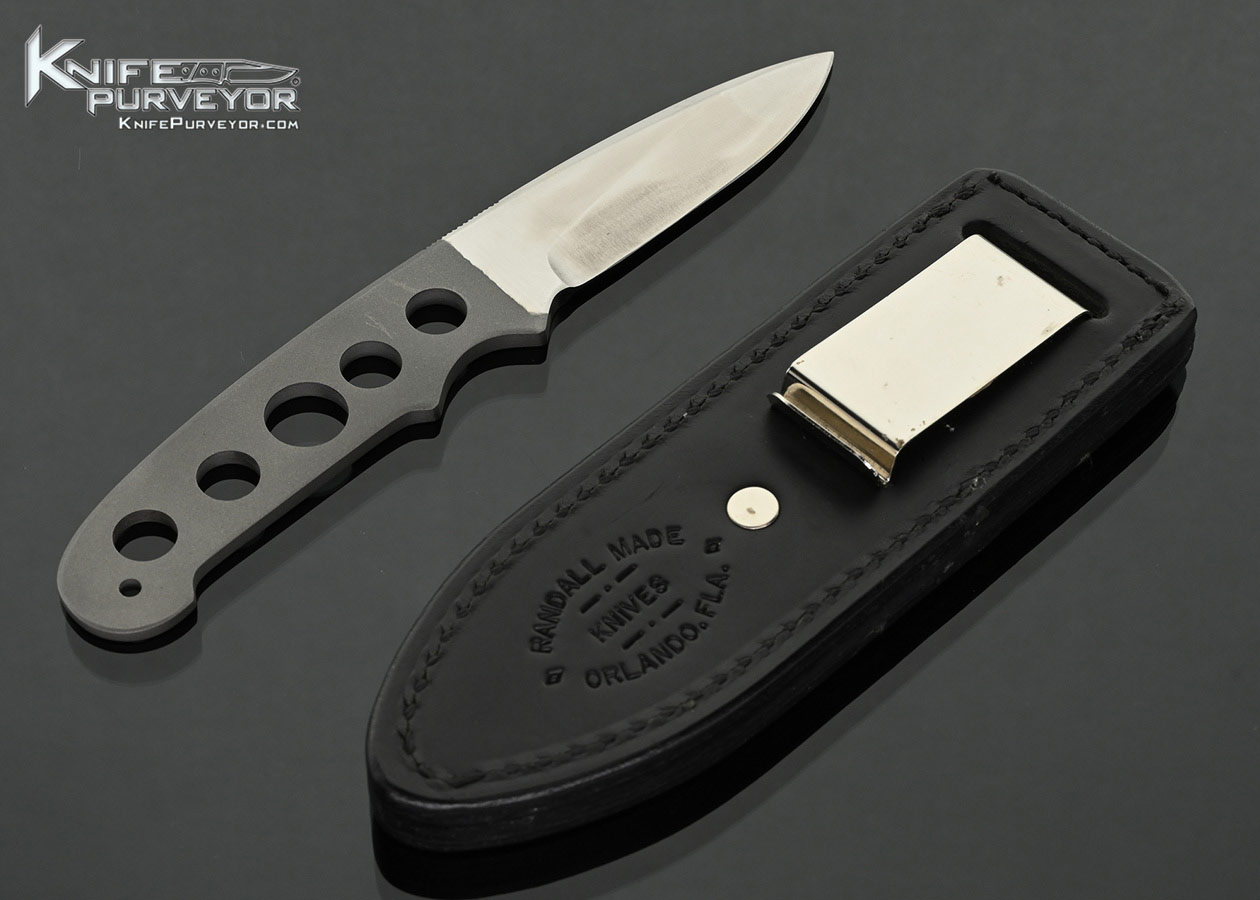 Randall Knives Custom Knife All Steel Skeletonized Triathlete Fixed Blade