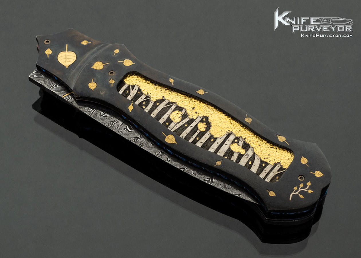 Rick Dunkerley Custom Knife “September in the Rockies” Featured in the 2024 AKI Catalog - Image 2