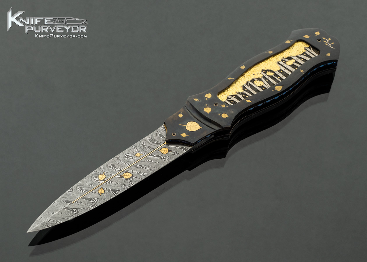 Rick Dunkerley Custom Knife “September in the Rockies” Featured in the 2024 AKI Catalog 18229