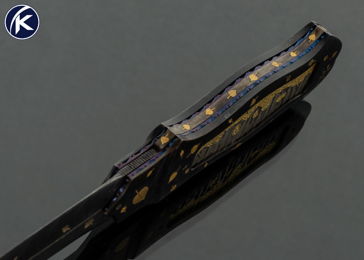 Rick Dunkerley Custom Knife “September in the Rockies” Featured in the 2024 AKI Catalog - Image 4