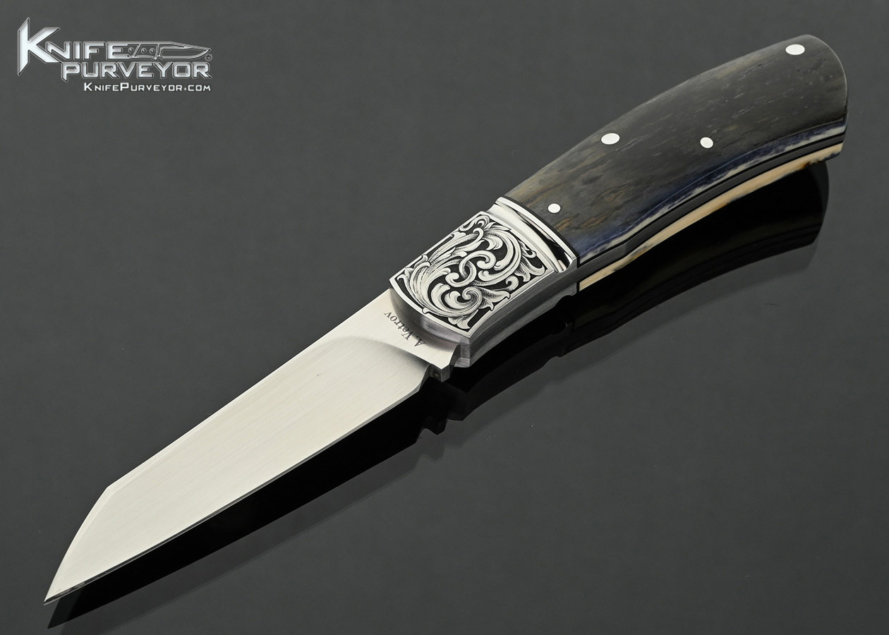 A.-Vetrov-Custom-Knife-Mammoth-and-Engraved-Native-Fixed-Blade-18396