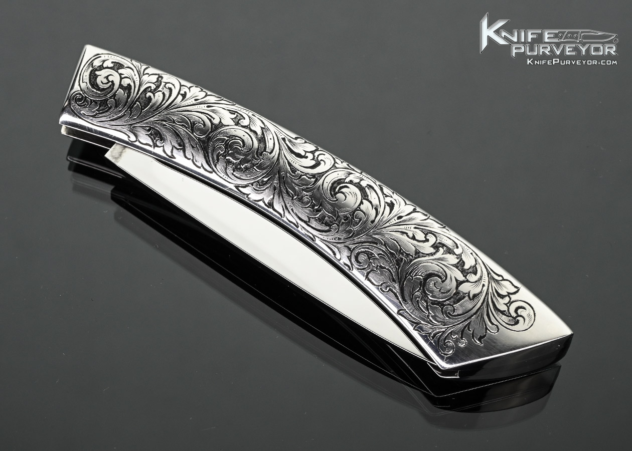 Billy Mace Imel Custom Knife Half Stop Slip Joint Ken C. Hunt Engraved - Image 2