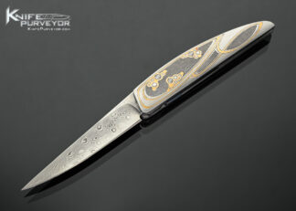 Des Horn Custom Knife Armin Winkler Engraved Linerlock 18310