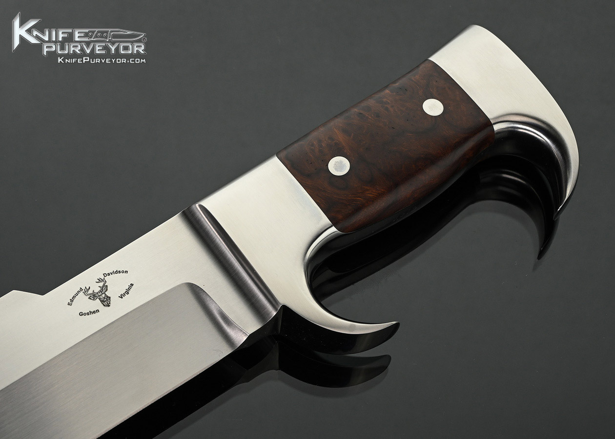 Edmund-Davidson-Custom-Knife-Ironwood-Integral-1st-“Elmer-Keith”-Fixed-Blade-