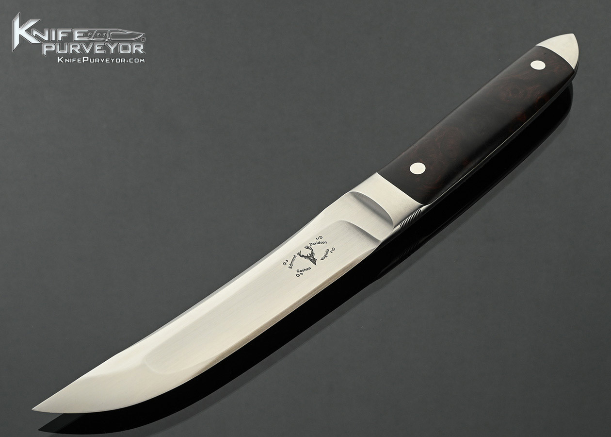 Edmund-Davidson-Custom-Knife-Ironwood-Integral-with-Tanto-Style-Blade-