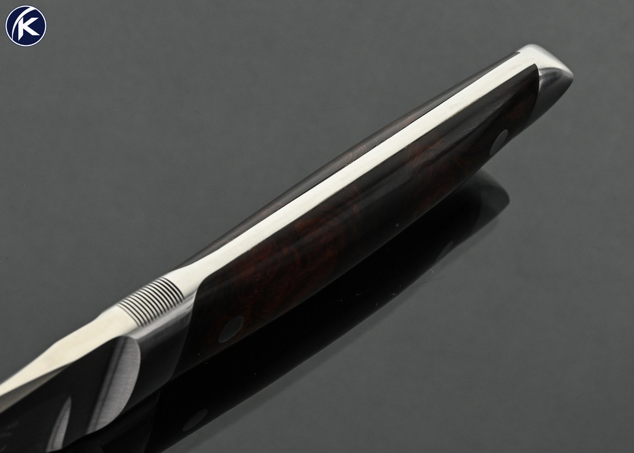 Edmund-Davidson-Custom-Knife-Ironwood-Integral-with-Tanto-Style-Blade-