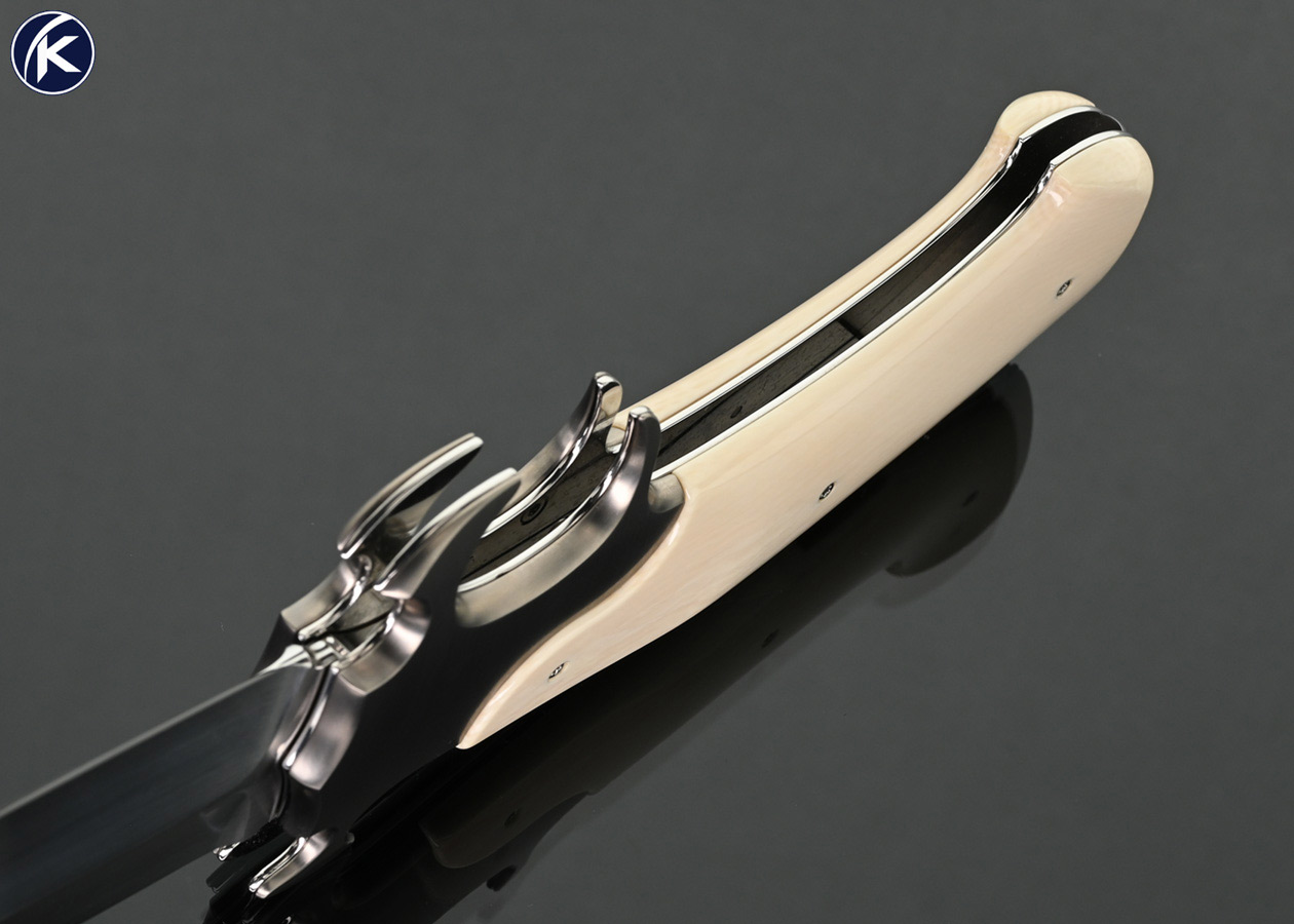Fabrizio-Silvestrelli-(Silvester-Knives)-Custom-Knife-Mammoth-Sub-Hilt-Lockback-