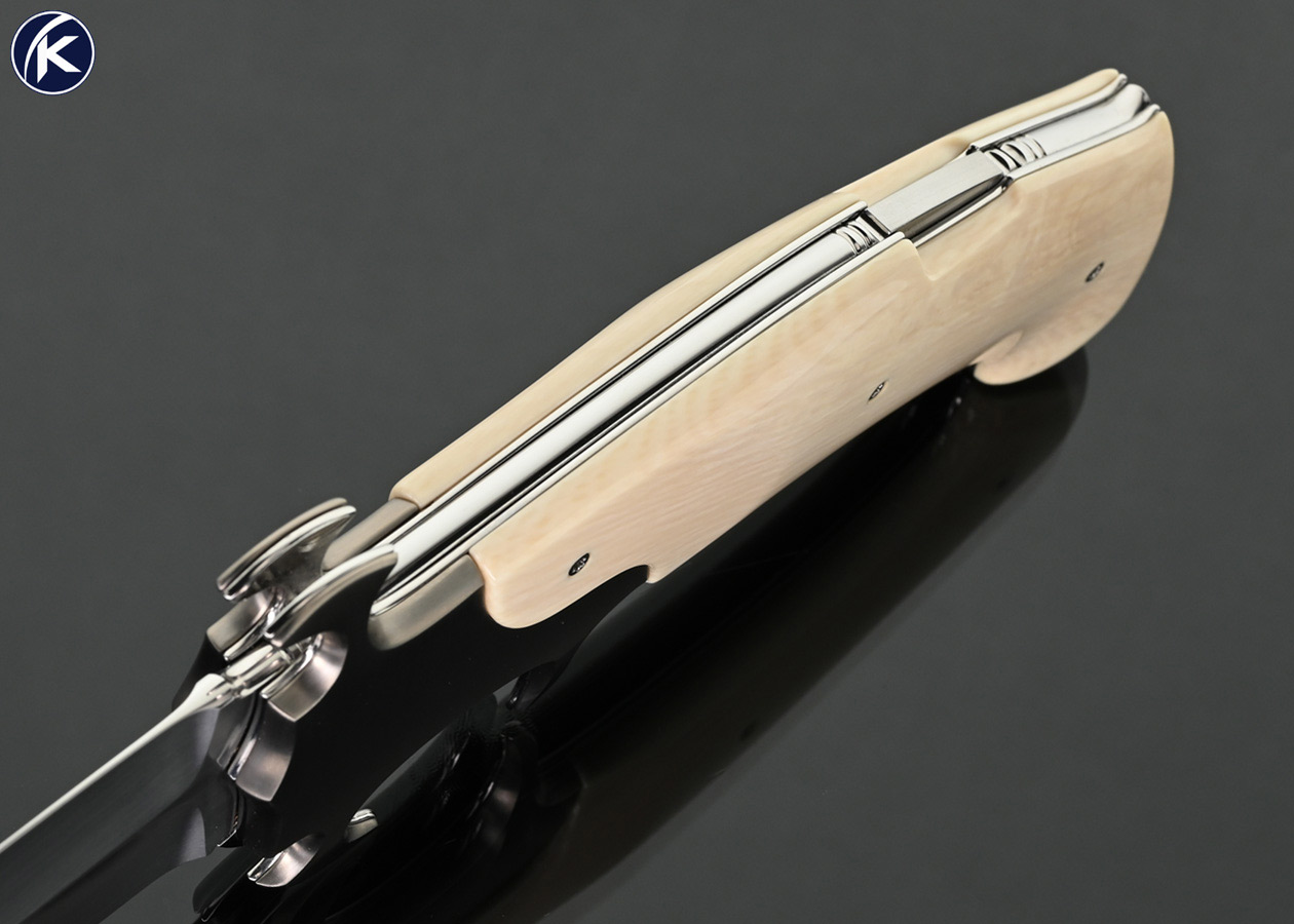 Fabrizio-Silvestrelli-(Silvester-Knives)-Custom-Knife-Mammoth-Sub-Hilt-Lockback-