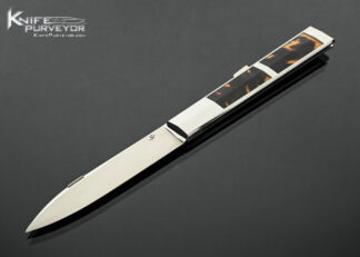 Jean Pierre Sucheras Custom Knives Amber Interframe Midlock Dagger 18308