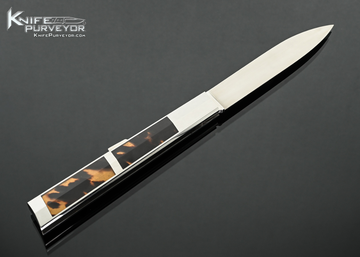 Jean Pierre Sucheras Custom Knives Amber Interframe Midlock Dagger - Image 3