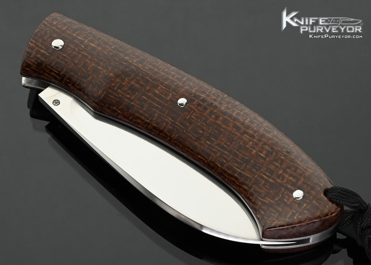 Raphael-Durand-Custom-Knife-“Morphale”-Micarta-Slip-Lock-