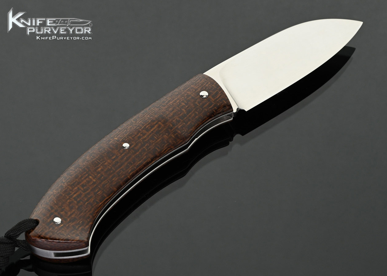 Raphael-Durand-Custom-Knife-“Morphale”-Micarta-Slip-Lock-
