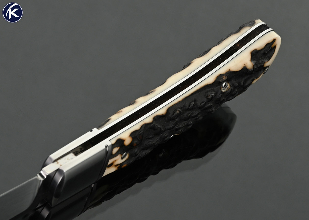 Ryuichi-Kawamura-Custom-Knife-Lanny’s-Clip-Stag-Lockback-
