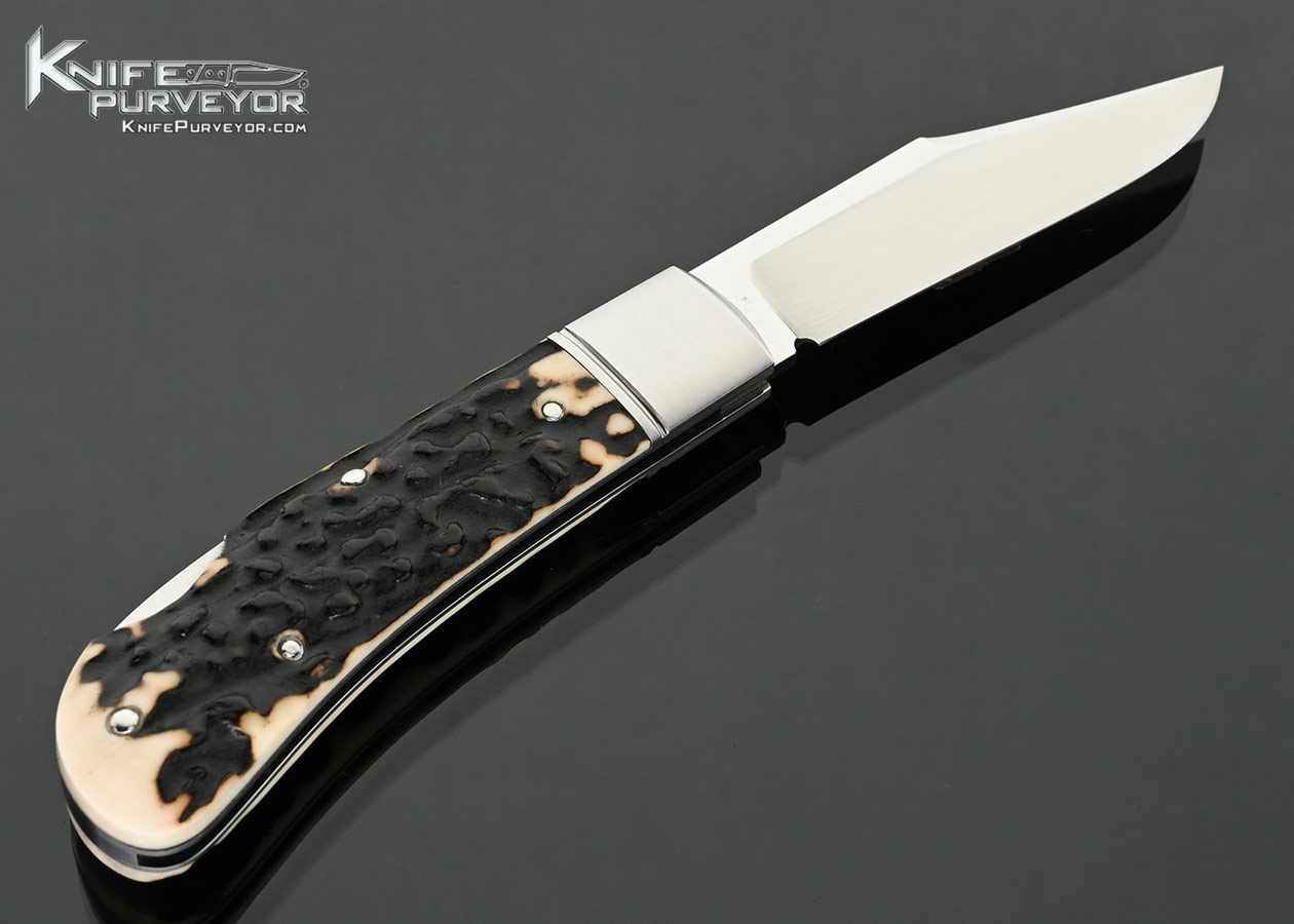 Ryuichi-Kawamura-Custom-Knife-Lanny’s-Clip-Stag-Lockback-
