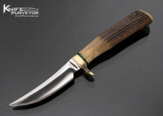 Gil Hibben Custom Knife Stag Skinner 16188
