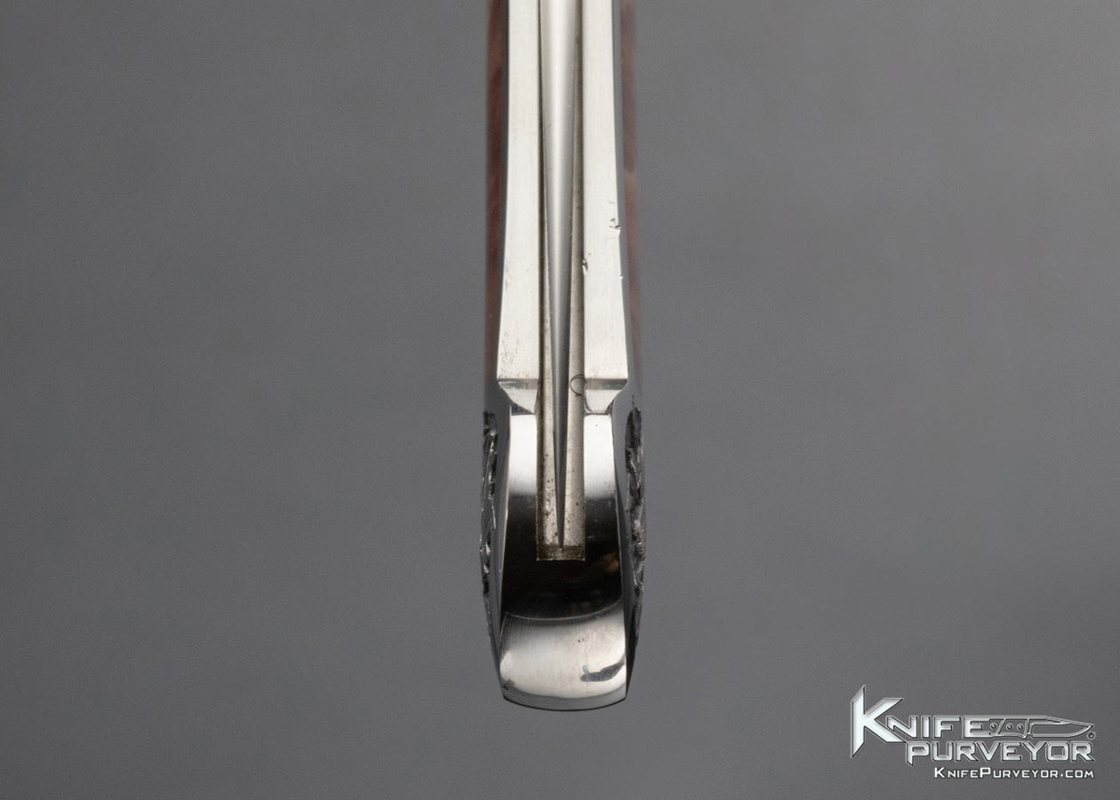 Steve Hoel Custom Knife Bryan Bridges Engraved Lockback 14976