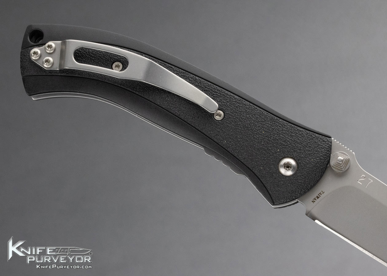 V&D Custom Knife Vallotton and Diskin Collaboration Double Action Automatic Scale Release Linerlock - Image 5