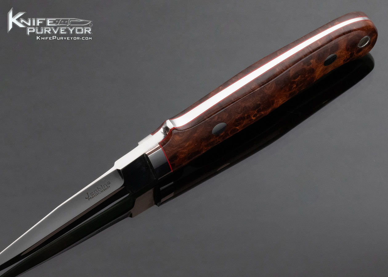 Mitch Jenkins Custom Knife Maple Burl NY Special - Knife Purveyor