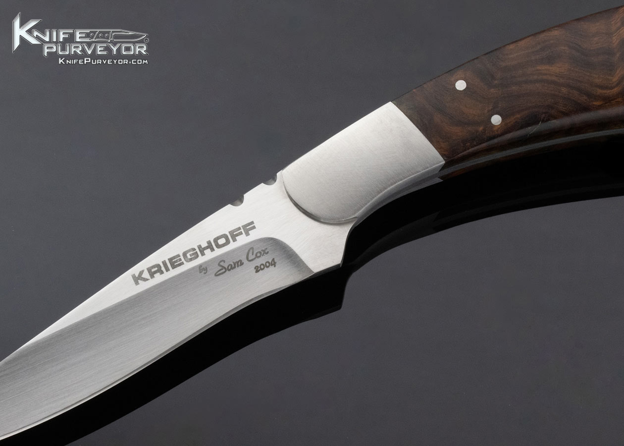 Sam Cox Custom Knife Krieghoff Desert Ironwood Bird and Trout Knife - Image 2