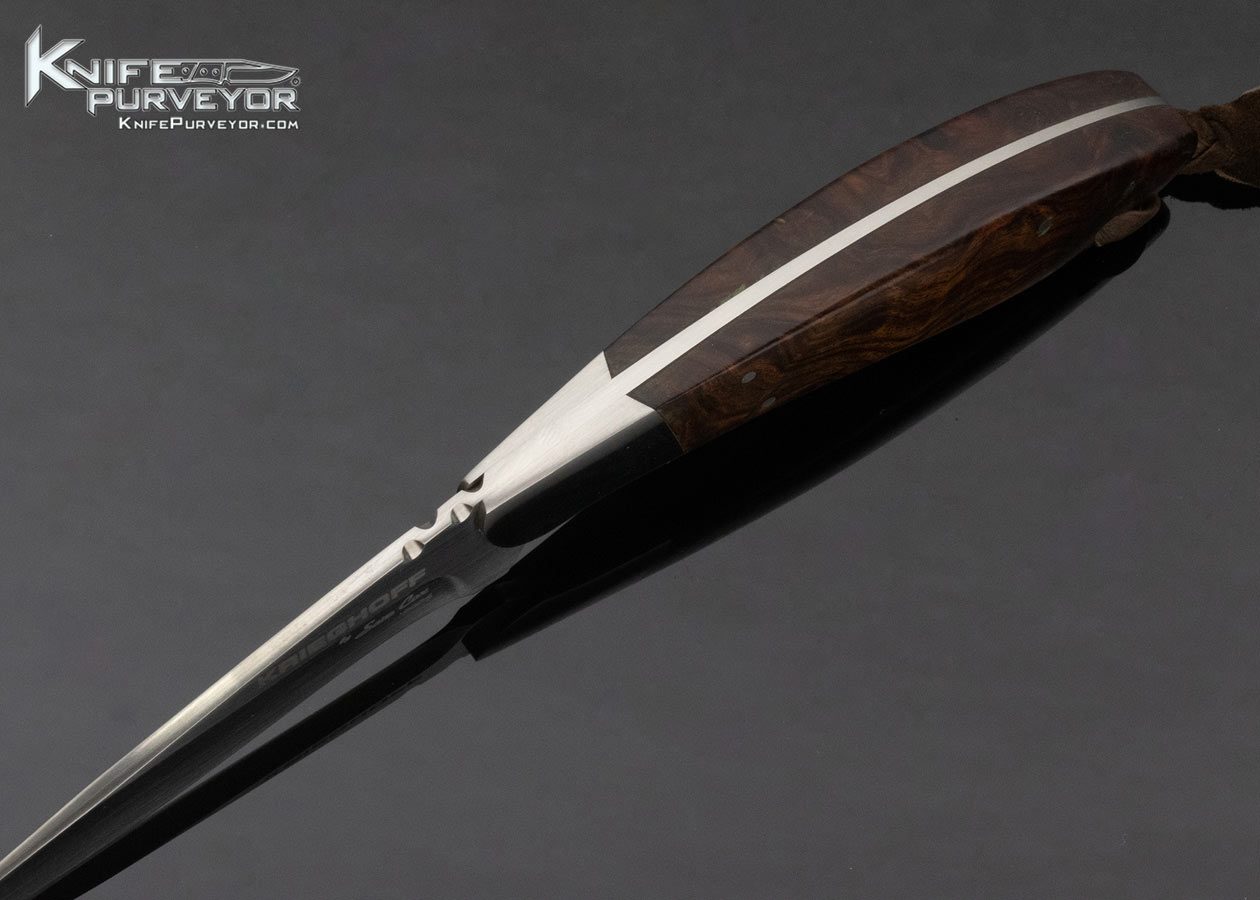 Sam Cox Custom Knife Krieghoff Desert Ironwood Bird and Trout Knife - Image 4