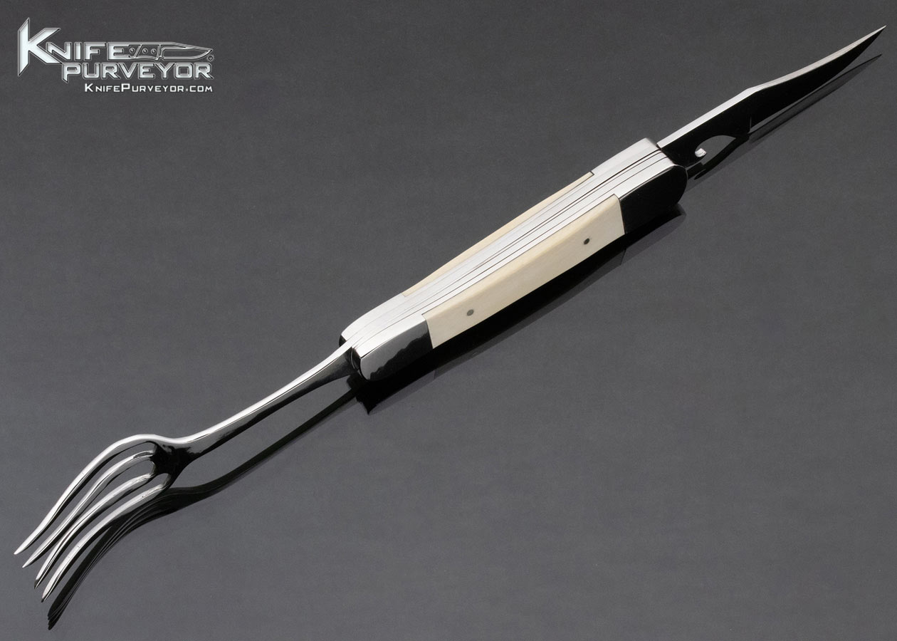 Wayne Hensley Custom Knife Hobo Fork and Knife with Can Opener - Image 5