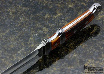 Ricardo Velarde's Custom Knife Amber Stag Integral Subhilt Dirk - Image 6