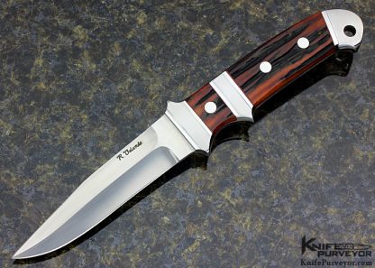 Ricardo Velarde's Custom Knife Amber Stag Integral Subhilt Dirk