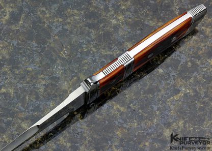 Ricardo Velarde's Custom Knife Amber Stag Integral Subhilt Boot Knife - Image 5