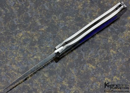 Joe Kious Custom Knife Lapis Lazuli Lockback Dagger III - Image 7