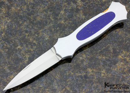 Joe Kious Custom Knife Lapis Lazuli Lockback Dagger III