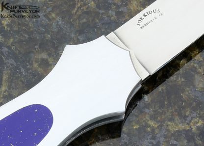 Joe Kious Custom Knife Lapis Lazuli Lockback Dagger III - Image 4