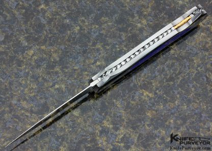 Joe Kious Custom Knife Lapis Lazuli Lockback Dagger III - Image 6