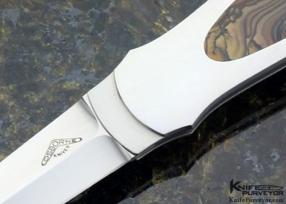 Warren Osborne Custom Knife Biggs Jasper Interframe Lockback - Image 2