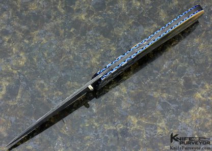 Cliff Parker Custom Knife Sole Authorship Damascus Linerlock - Image 4