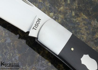 Mike Tison Custom Knife Micarta Slip Joint - Image 3