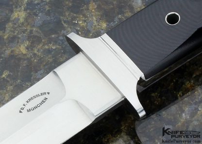 Dietmar Kressler Custom Knife Symmetrical Spear Point - Image 2