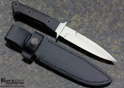 Dietmar Kressler Custom Knife Semi Integral Asymmetrical Spear Point - Image 3