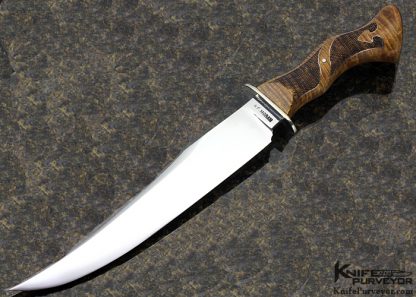 Bill Moran Custom Knife ST-24 Fighter with Moon Face Sheath