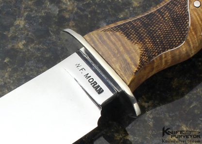 Bill Moran Custom Knife ST-24 Fighter with Moon Face Sheath - Image 2