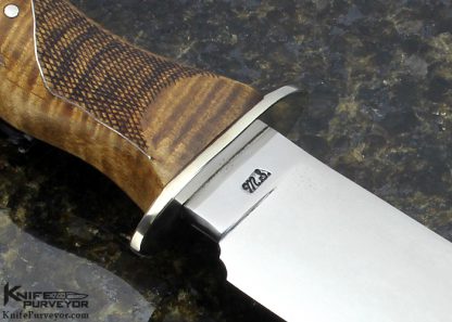Bill Moran Custom Knife ST-24 Fighter with Moon Face Sheath - Image 5