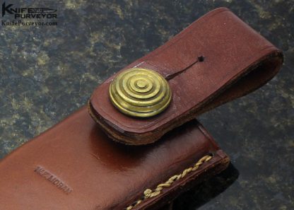 Bill Moran Custom Knife ST-24 Fighter with Moon Face Sheath - Image 7