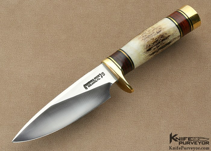 Randall Custom Knife Stag And Brass Mini Model 25 #819