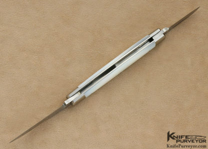 Reese Bose Custom Knife 2 Blade Congress Mother of Pearl Shell Slip Joint - Image 5