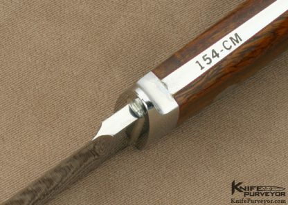 Bob Dozier Custom Knife Desert Ironwood Loveless Style Drop Point Hunter - Image 5