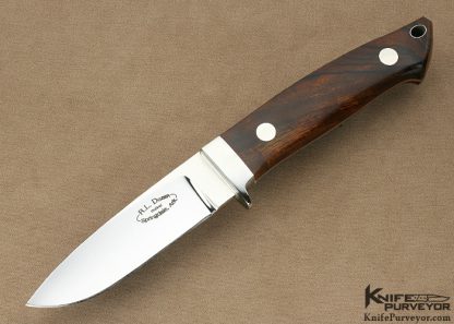 Bob Dozier Custom Knife Desert Ironwood Loveless Style Drop Point Hunter