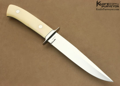 George Herron Custom Knife Pre-Ban Elephant Ivory Fighter - Image 2