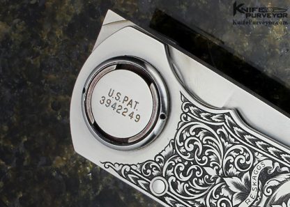 Paul Poehlmann Custom Knife Ron Skaggs Engraved Axial Locking Mechanism - Image 5