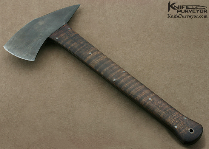 Daniel Winkler Custom "Naval Special Warfare Combat Axe" with Curly Maple - Image 2